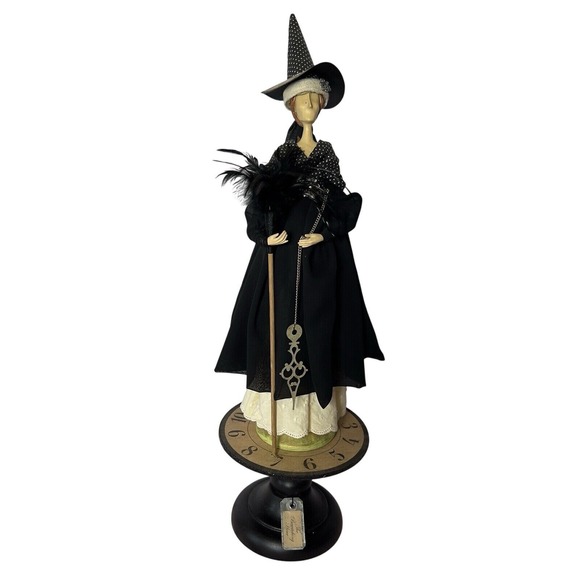 Seasons of Cannon Falls The Bewitching Hour Pedestal Witch Figurine Halloween 2' - Picture 1 of 5